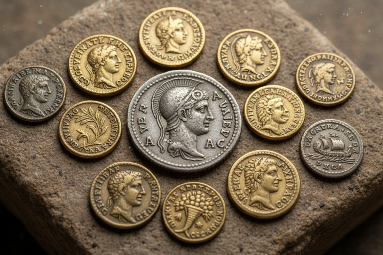 Media Exklusiv über die Symbolik antiker Münzbilder